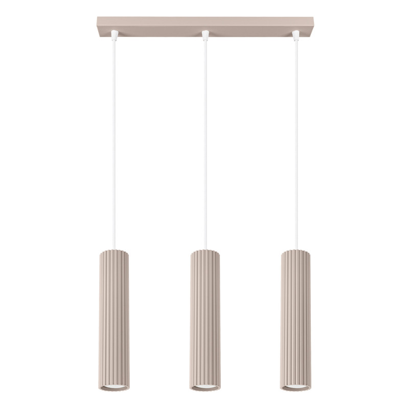 Lampa wisząca KARBON 3L taupe SL.1774