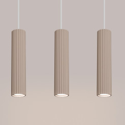 Lampa wisząca KARBON 3L taupe SL.1774