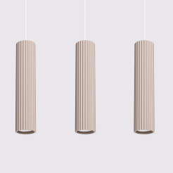 Lampa wisząca KARBON 3L taupe SL.1774