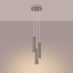 Lampa wisząca KARBON 3P taupe SL.1775