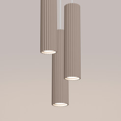 Lampa wisząca KARBON 3P taupe SL.1775
