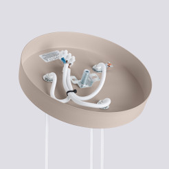 Lampa wisząca KARBON 3P taupe SL.1775