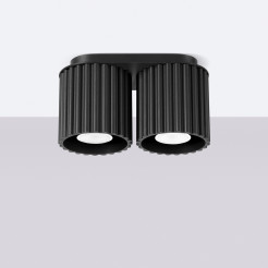 Plafon AURA 2 czarny GU10 SL.1785