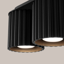 Plafon AURA 2 czarny GU10 SL.1785