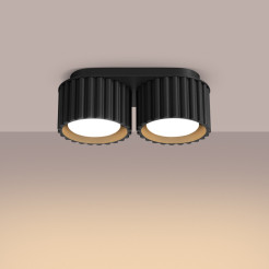 Plafon AURA 2 czarny Gx53 SL.1788