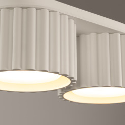 Plafon AURA 2 beżowy Gx53 SL.1793