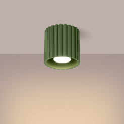 Plafon AURA 1 zielony oliwkowy GU10 SL.1794