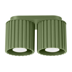 Plafon AURA 2 zielony oliwkowy GU10 SL.1795