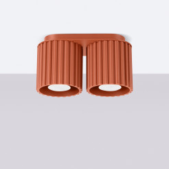 Plafon AURA 2 ochra czerwona GU10 SL.1800
