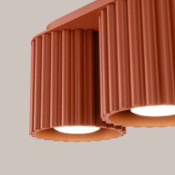 Plafon AURA 2 ochra czerwona GU10 SL.1800