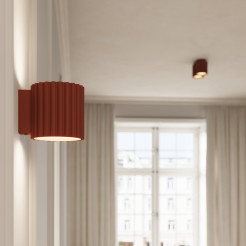 Plafon AURA 2 ochra czerwona GU10 SL.1800