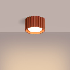 Plafon AURA 1 ochra czerwona Gx53 SL.1802