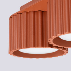 Plafon AURA 2 ochra czerwona Gx53 SL.1803