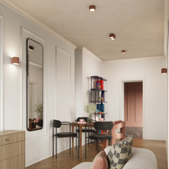 Plafon AURA 1 mocca Gx53 SL.1807