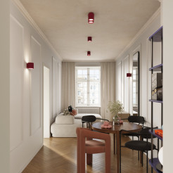 Kinkiet AURA burgund G9 SL.1821