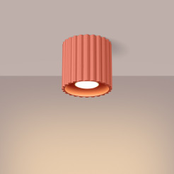 Plafon AURA 1 brzoskwiniowy GU10 SL.1824