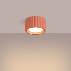 Plafon AURA 1 brzoskwiniowy Gx53 SL.1827