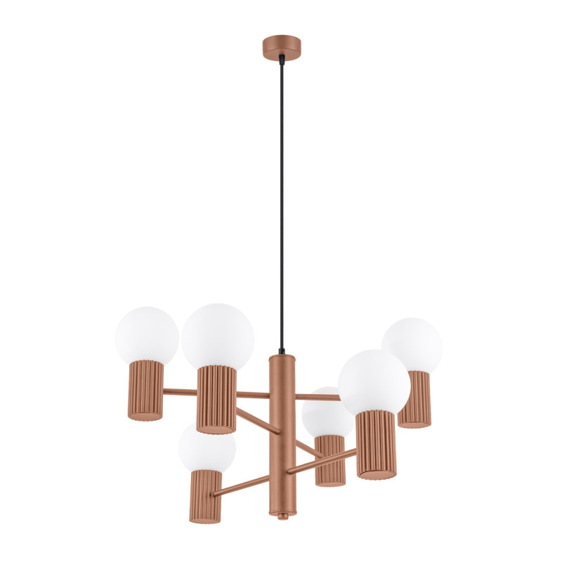 Żyrandol HALO 6 mocca SL.1834