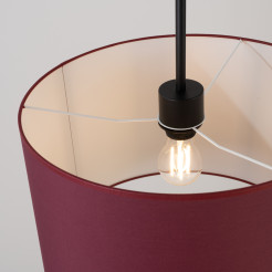 Lampa wisząca NEVIA burgund SL.1852