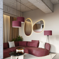 Lampa wisząca NEVIA burgund SL.1852