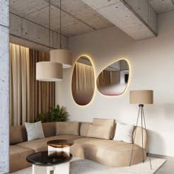 Lampa podłogowa NEVIA taupe SL.1853