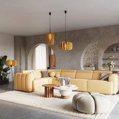 Lampa wisząca MULA 27 żółta SL.1858