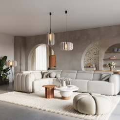 Lampa wisząca MULA 45 beżowa SL.1860