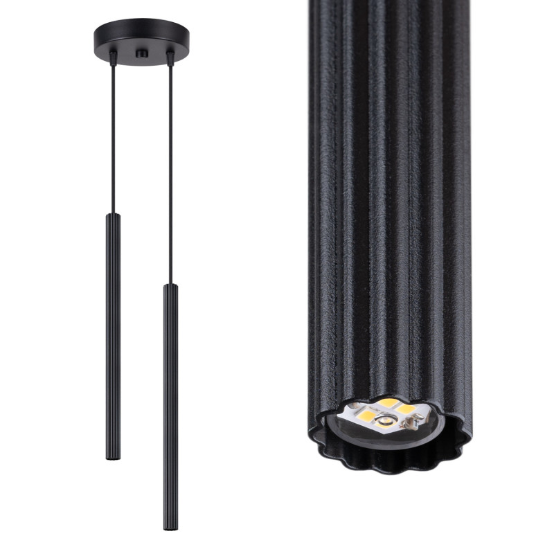 Lampa wisząca ARCHE 2P czarna SL.1867
