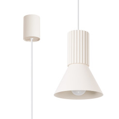 Lampa wisząca ESTRIA 1 beżowa SL.1870