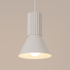 Lampa wisząca ESTRIA 1 beżowa SL.1870