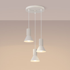 Lampa wisząca ESTRIA 3P beżowa SL.1871