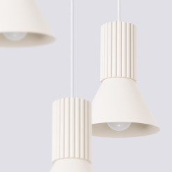 Lampa wisząca ESTRIA 3P beżowa SL.1871