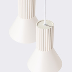 Lampa wisząca ESTRIA 3P beżowa SL.1871