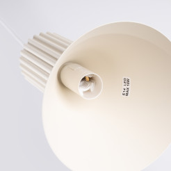 Lampa wisząca ESTRIA 3P beżowa SL.1871