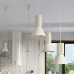 Lampa wisząca ESTRIA 3P beżowa SL.1871