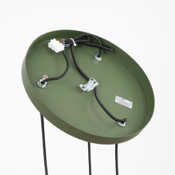 Lampa wisząca ESTRIA 3P beżowa/zielona oliwka SL.1873