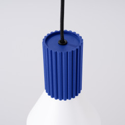 Lampa wisząca ESTRIA 1 biała/ultramaryna SL.1874