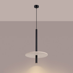 Lampa wisząca FELTRO 1 czarna/beżowa SL.1879