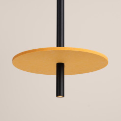 Lampa wisząca FELTRO 1 czarna/żółta SL.1880