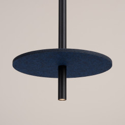 Lampa wisząca FELTRO 1 czarna/granatowa SL.1881