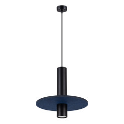 Lampa wisząca PELTA 1 czarna/granatowa SL.1884