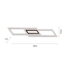 14694-18 ASMIN LAMPA SUFITOWA CZARNY