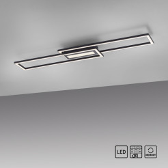 14696-18 ASMIN LAMPA SUFITOWA CZARNY
