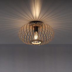 11410-79 RACOON LAMPA SUFITOWA NATURALNE DREWNO
