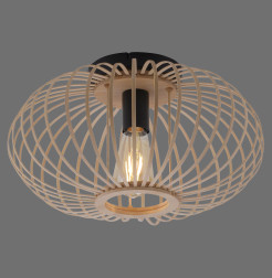 11410-79 RACOON LAMPA SUFITOWA NATURALNE DREWNO