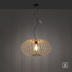11409-79 RACOON LAMPA WISZĄCA NATURALNE DREWNO