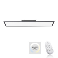 16533-18-O FLAT LAMPA SUFITOWA CZARNY