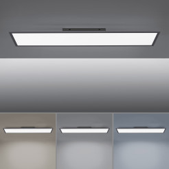 16533-18-O FLAT LAMPA SUFITOWA CZARNY