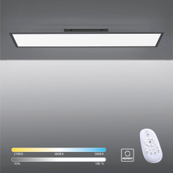 16533-18-O FLAT LAMPA SUFITOWA CZARNY