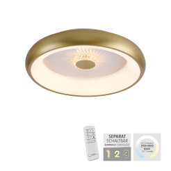 14384-60 VERTIGO LAMPA SUFITOWA MATOWY MOSIĄDZ